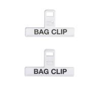Kitchen Craft Juego de 2 Clips de Bolsa de Plástico Mediano, Multicolor