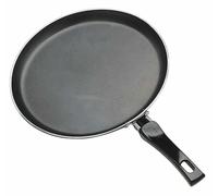 KitchenCraft Sartén para crepes y tortitas 24 cm, con etiqueta, negra