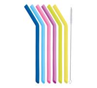 Kitchen craft kcsilstraw7pc - pajitas y cepillo reutilizables para beb