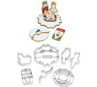 Kitchen Craft KCXMCOOKIE7PC The Nutcracker Collection - Cortadores de galletas navideños en caja de regalo, Acero inoxidable