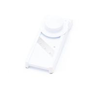 KitchenCraft Mandolina Rebanadora y Ralladora de Verduras con 7 Ajustes de Corte, Caja de Regalo, Juego de 6 Piezas, KitchenCraft 12 meses de garantía 30 x 11 cm, Blanco