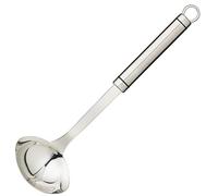 Kitchen Craft Mini Cucharón Profesional de Acero Inoxidable con Mango Ovalado, Plata