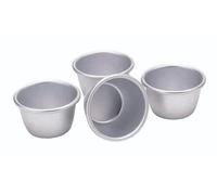 Kitchen craft - moldes de aluminio anodizado (4 unidades, 7,5 cm)