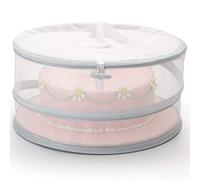 KitchenCraft Tapa de malla emergente para alimentos, 31 cm (12"), Blanca