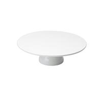 KitchenCraft Soporte para tartas/plato para cupcakes, porcelana, blanco, 30,5 x 30,5 x 10 cm