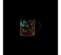 Kitchen craft taza cafe 80ml porcelana flamingo, multicolor, 8x6 cm