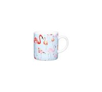 Kitchen Craft Taza Cafe 80ml Porcelana Flamingo, Multicolor, 8x6 cm