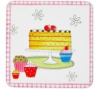 Kitchen Craft Time for Tea posavasos de corcho, laminado, multicolor, Color