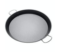 KitchenCraft World of Flavours Paellera, acero al carbono, 46 cm