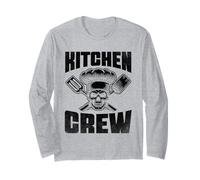 Kitchen Crew Chef Cocinar Comida Platos Cocineros Manga Larga