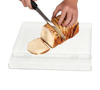 Kitchen Cutting Board - Non Slip Chopping Board, Stable Acrylic for Safe Food Preparation Counter Lip Lightweight Design for Vegetables Cheese Bread Pastry Sushi Meat Butcher Use