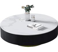 Kitchen Dining Table Set Dining Table Mod Rock Slab Round Coffee Table Small Apartment Modern Minimalist Coffee Table In The Living Room Large Storage Drawers (Color : Cj02)