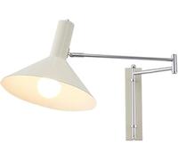 Kitchen Faucet Bauhaus Sconces Swing Arm Wall Chrome Industrial Wall Lamp Adjustable Beside Reading Light Flexible Vintage Metal Wall Lighting Fixture for Bedroom Living Room, E27