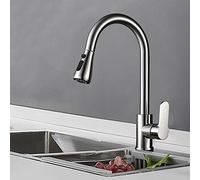 Kitchen Faucet Black with Pull Down Sprayer, 2 Modes Swivel Nozzle, for Kitchen Sink Single Handle, Faucet Pull out,-blackG