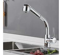 Kitchen Faucet Black with Pull Down Sprayer, 2 Modes Swivel Nozzle, for Kitchen Sink Single Handle, Faucet Pull out,-blackG