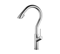 Kitchen Faucet Black with Pull Down Sprayer, 2 Modes Swivel Nozzle, Single Handle Faucet Pull out Pull out for Kitchen Sink, Brass, Black