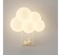 Kitchen Faucet Cloud Wall Lights Cute Animal Cartoon Dimmable for Kids Bedroom Nursery Boys Girls Room Children Bedside Lamps(Swing Rabbit)