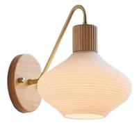 Kitchen Faucet Japanese Style Glass Shade Lamps Home Sconces - Bedroom Bedside Mount Lights Living Room Hallway Decoration Wall Lighting Fixture, and Beautiful