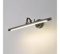 Kitchen Faucet Light Copper LED Lamp Linear Bathroom Fixture, 240° Rotatable Vanity Wall, Retro Makeup Mirror Front Lamps,Pendant Lighting Ceiling