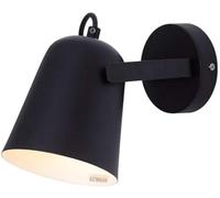 Kitchen Faucet Multifunction Minimalist Adjustable Metal Wall Lamp Stylish Lampshade Swing(Black)