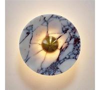 Kitchen Faucet Nordic Marble Stone Wall Lamp with Metal Base for Living Room Bedroom Hallway Bedside Interior Lighting(Gold,25cm)