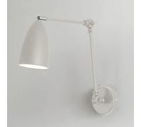 Kitchen Faucet Retro Swing Arm Wall Lamp, Adjustable Bedside Reading Light, E27 Lighting Fixture, Retractable Wall, Antique Metal Wall Lamps for Bedroom, Living Room, Study Room, White(White)