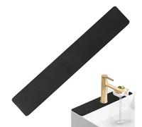 Kitchen Faucet Splash Catcher, 14x5x5cm Cuttable Water Guard Pad, Sink Drip Tray Behind Faucet, Anti Spill Absorbent Mat for Kitchen Bathroom Pantry Use, Sink Splash Shield, Easy Clean Water Catch Pad