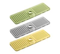 Kitchen Faucet, Splash Mat Sink, Silicone Faucet Guard for Kitchen Sinks and Bathroom with Drip Catcher, Sink Catcher, Drip Tray to Protect Kitchen Sink from Water Leaks Behind Faucets, 44.5x14.5cm