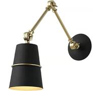 Kitchen Faucet Swing Arm Wall Lamp Adjustable Wall Lights Metal Reading Lights Foldable Industrial Wall for Living Room Wall Lantern(Black)(Black)