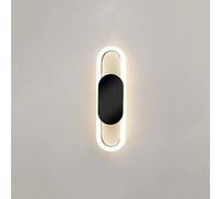 Kitchen Faucet Wall Wall Light 13W Wall Lamp Wall Lantern Ultra-Thin Geometric Dimmable 3-Color Semi-Fmount Nordic Headboard for Living Room Bedroom Bedside/Gold(Black)