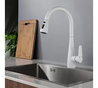 Kitchen Faucet with Pull Down Sprayer Swivel Stainless Steel Hot and Cold Water Multifunction Pull Down Kitchen Faucet-Drawing