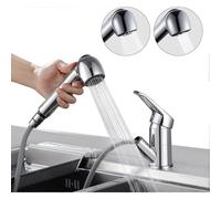 Kitchen faucet with pull-out shower 360 swivel kitchen mixer with 2 functions Single-lever chrome kitchen faucet