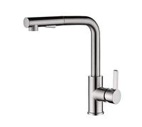 Kitchen faucets with Pull Down Sprayer, for Kitchen Sink Faucet Pull out Single Handle, Brass-chromeB