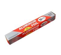 Kitchen Foil Wrap, Aluminum Silver Foil with Cutter, Food Safe Foils Wrap