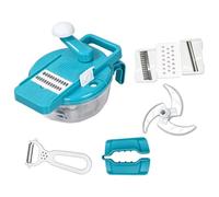 Kitchen Food Chopper - Manivela de mano antideslizante con protector de | Food Chopper - Hand Guard and Non-Slip Hand Crank | Kitchen Tool for Vegetables, Fruits, Easy Cutting, Safe Food Preparation