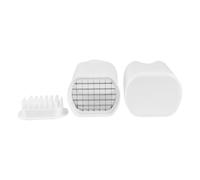 Kitchen Food Cutter - Multifunctional Vegetable Slicer for Food | PP with Stainless Steel, Compact 9.5x8x14cm Size, Color Box Packaging, Fruit Corer Tool