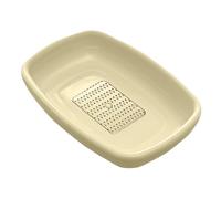 Kitchen Grater Plate - Garlic Ginger Grinder, Wasabi Masher, Multiuse Shredding Tool | Cheese Fruit Vegetable Prep, Onion Root Processing, Household Cooking Accessory, Durable Metal Build, Easy Wash