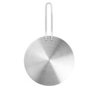 Kitchen Heat Diffuser, Cooking Induction Adapter Stainless Steel Gas Stove Diffuser Plate with Removable Handle for Electric Gas Stove Cooktop (20cm) (22cm)