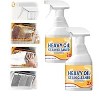 Kitchen Heavy Oil Cleaner, 2025 Upgrade All Purpose Kitchens Heavy Oil Cleaning Agent, Grease Remover, Multipurpose Kitchen Cleaner Spray for Countertops, Ovens and Appliances (2)