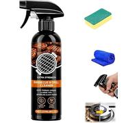 Kitchen Heavy Oil Cleaner Spray, Fast-Acting Heavy-Duty Grill Degreaser Spray Grease, All Purpose Kitchens Cleaning Agent for Stoves, Countertop, Grill, Racks (1Pcs)