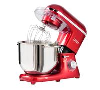 Kitchen in the box Batidora Amasadora, Amasadora de Pan de 1400 W, Robot de Cocina Con Batidor, Gancho Amasador, Batidora Mezcladora (Rojo, 7,5 L)