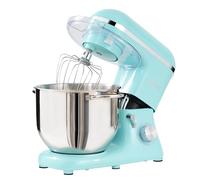 Kitchen in the box Batidora Amasadora Profesional, 7,5 L Amasadora de Pan de 1400 W, Robot de Cocina Con Batidor, Gancho Amasador, Batidora Mezcladora (Azul)