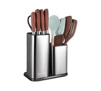 Kitchen Knife Holder,stainless Steel Universal Knife Block Without Knives for Countertop,(stainless Steel (silver)) -NEW-CN