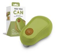 Kitchen Mama Abrelatas eléctrico One Touch: abre latas con un botón pulsado, parada automática, diseño ergonómico, borde liso, inalámbrico, apto para alimentos, automático, manos libres, funciona con