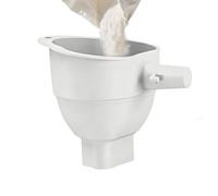 Kitchen Mixer Flour Chute - Silicone Anti Spill Attachment, High Efficiency Baking Funnel | Cake Preparation Accessory, Easy Clean Bakingg Staple for Stand Mixers Pastry Making Beginners
