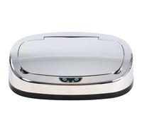 Kitchen Move 113 Tapa para cubo de basura cuadrado de cocina con sensor sensor ABS de cromo