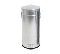 KITCHEN MOVE Brooklyn - Papelera de Cocina con Pedal (30 L, Acero Inoxidable, galvanizado)