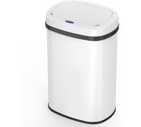 Kitchen Move Cubo de basura de cocina automático Blanco 58L