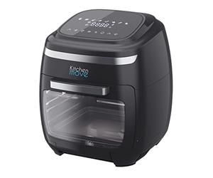 KITCHEN MOVE, Freidora eléctrica sin aceite 11L COLORADO Negro