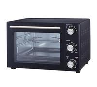 KITCHEN MOVE Horno multifunción ARIZONA de 22 L, espetón, grill de 1300 W, negro, con 5 programas de cocción con temporizador y accesorios